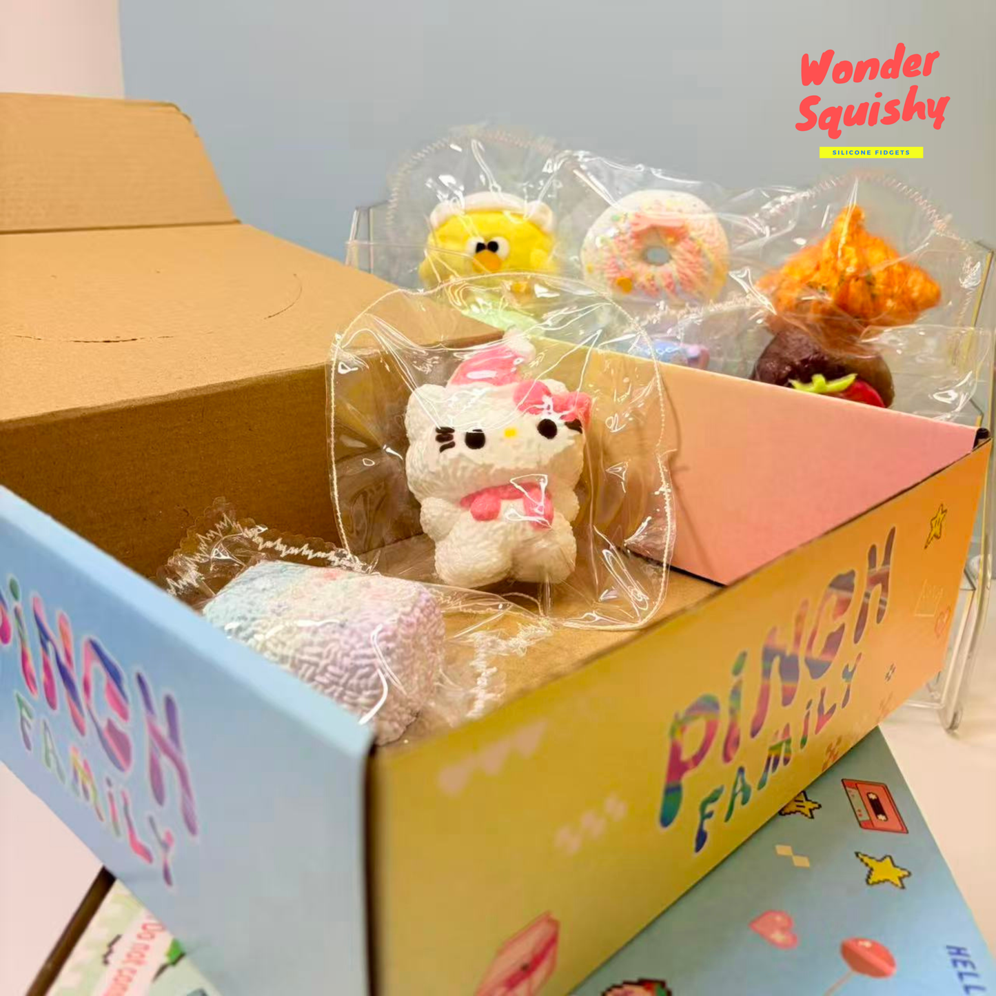 Squishy-Set • Enthält 2 Squishies aus lebensmittelechtem Silikon von Taba • TikTok Live Special